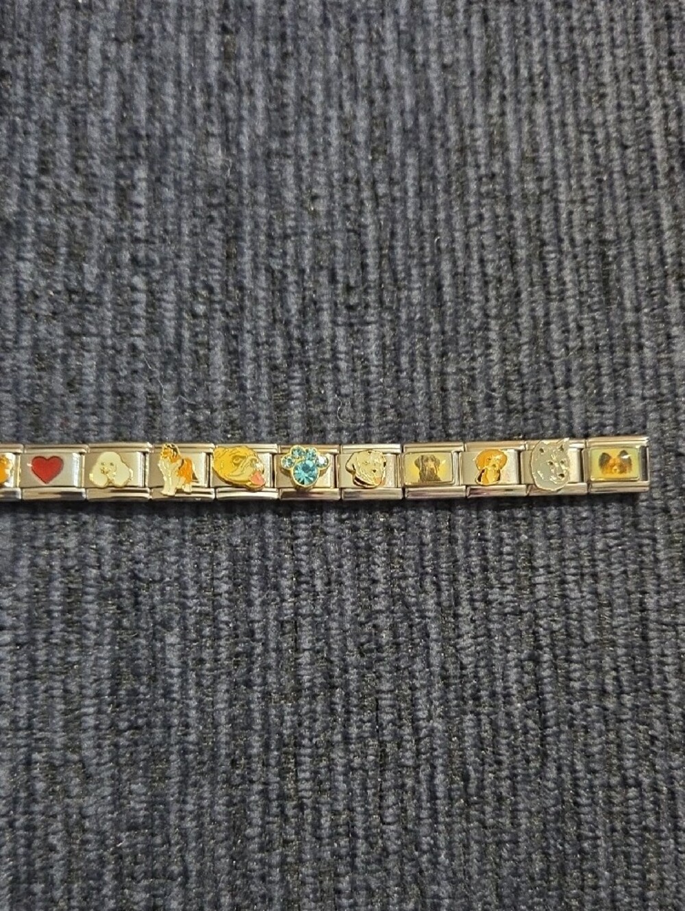 Italian Charm Bracelet Dog Bracelet New - Picture 4 of 5